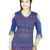 Cut Sleeve Long Top