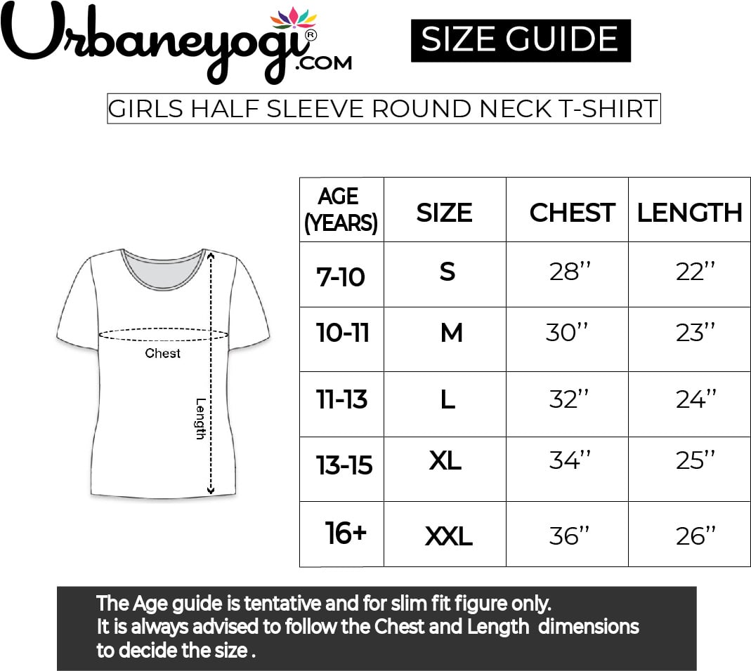 Girls Shirt Size Chart | stickhealthcare.co.uk