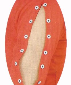 Alternative view of Girls Top with Collar | Fire Red