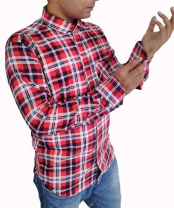 Alternative view of Red shirt for men
