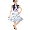 skirt and top design with jacket