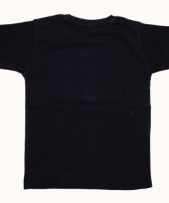 Alternative view of Round neck black t-shirt