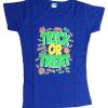 short top for jeans blue