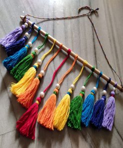 colorful wall hanging for good charm