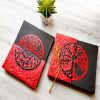hand painted tree diary