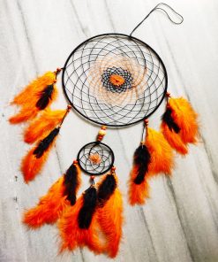 Alternative view of Black Orange Dream Catcher