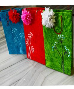 colorful handmade paper bags for gift