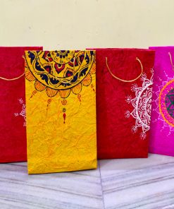 Alternative view of Handmade Paper Bags | Combo of 4