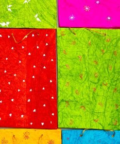 Alternative view of Polka Dot Hand Painted Paper Bags | Combo of 9