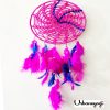 pink crochet dream catcher