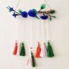 tricolor wall hanging for home decoration