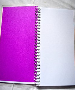 spiral binding notebook inside