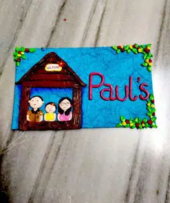 Family Home Name Plate
