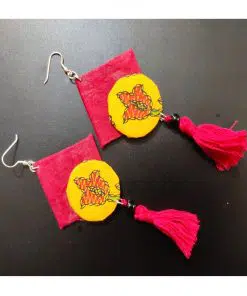 Lal Kamal Earings