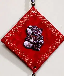 Alternative view of Shree Ganeshay Namah Wall Hanging