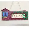 Customised home name plate