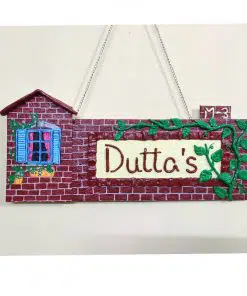 Customised home name plate