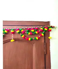 Alternative view of Pom Pom Door Toran