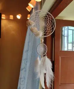 Alternative view of Pearl White Dream Catcher
