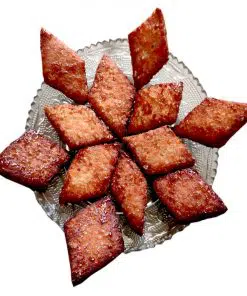 Crunchy Khasta Barfi made of coconut & maida traditional bengali sweets