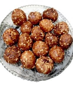 teel and nariayal laddu khasta ball traditional bengali sweet