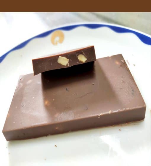 Nutty Choco Bar handmade chocolates with embedded nuts