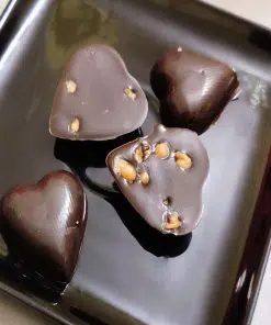 Alternative view of Dark Nutty Chocolaty Heart | 125gm | 250gm