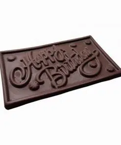 happy birthday custom made chocolate