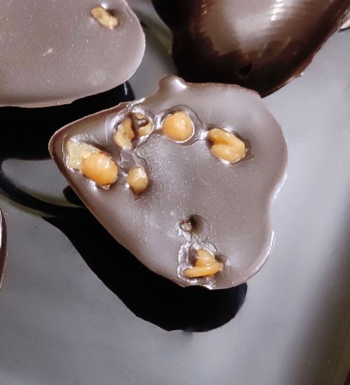 Nutty Chocolaty Heart home made chocolate
