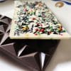 milky white & Dark choco bar homemade chocolate