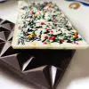 milky white & Dark choco bar homemade chocolate