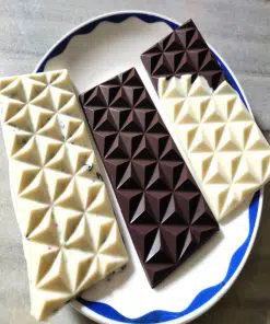 Alternative view of Milky White & Dark Choco Bar | 125gm | 250gm