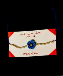 neel moti homemade rakhi