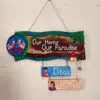 Personalised Home Name Plate handicraft made of plywood