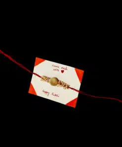 home made rakhi satyam shivam