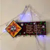 Shivali phool door name plate completely handmade personalised item