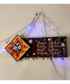Shivali phool door name plate completely handmade personalised item
