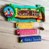 Sweet home house name plate made of plywood and hardboard. Personalised handicraft