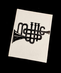 handmade diary for music lovers