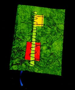 green-abstract-painting-handmade-diary