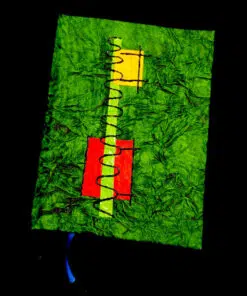 green-abstract-painting-handmade-diary
