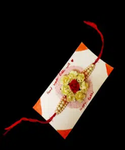 handmade rakhi rose design