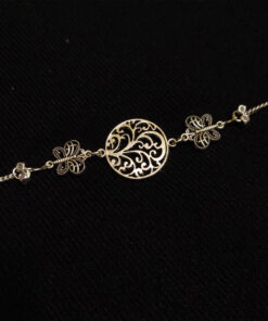 Designer metal rakhi combo