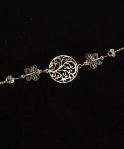 Designer metal rakhi combo