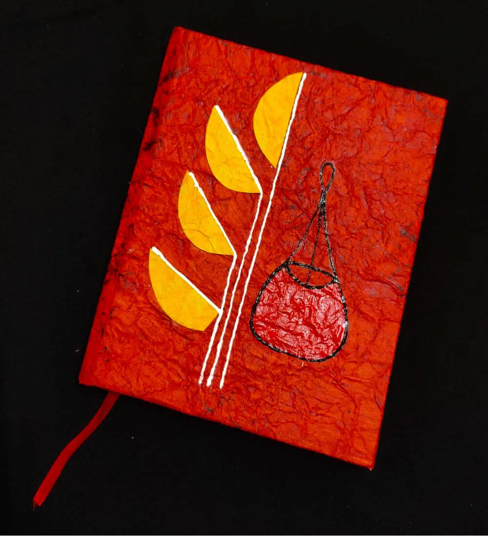 classic bengali art handmade diary