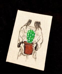 love-is-cactus small handmade diary