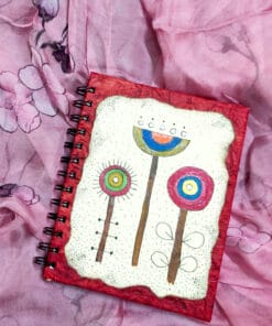 dreamland vibes handmade diary with spiral binding
