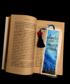motivational quotes handmade bookmark