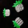 pineapple fridge magnet