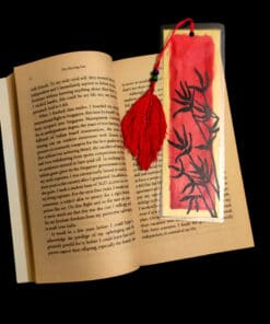 Abstract design handmade bookmark
